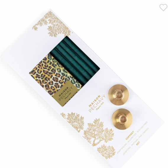 Coffret cadeau - bougies.bougeoirs.allumettes