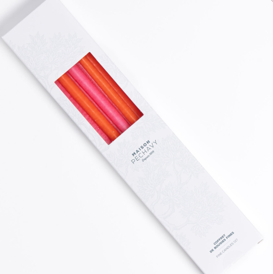 Coffret de bougies fines artisanales