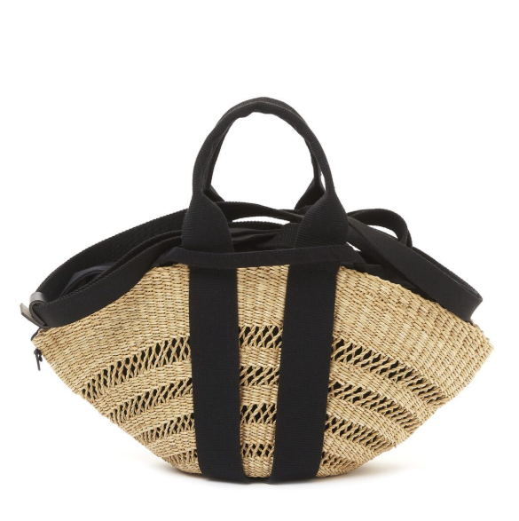 Sac tressé avec pochette origami