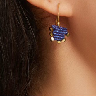 Boucles d'oreilles macramé