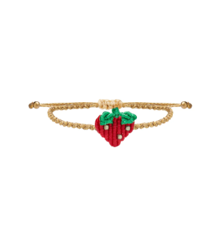 Bracelet fruit macramé