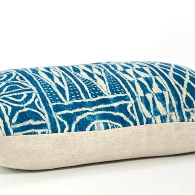 Coussin Ndop Indigo