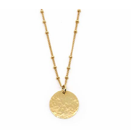 Collier pépites martelées