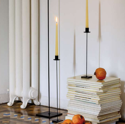 Bougeoir en acier corten