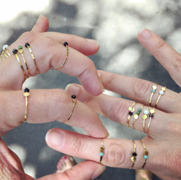 Bague Trëma perlée