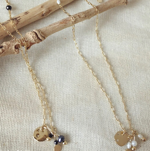 Collier Moon perlé