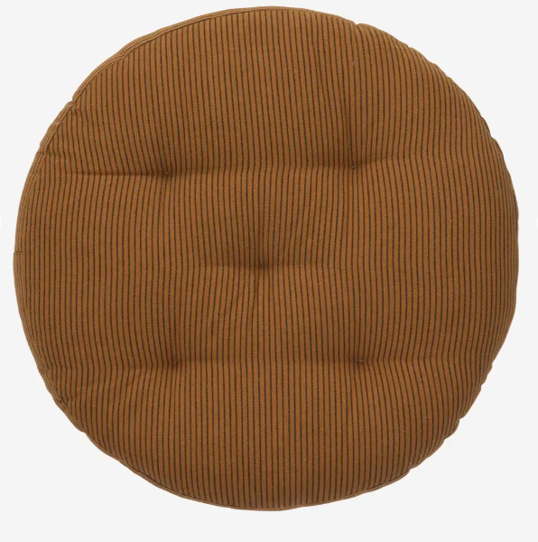 Coussin rond avec housse