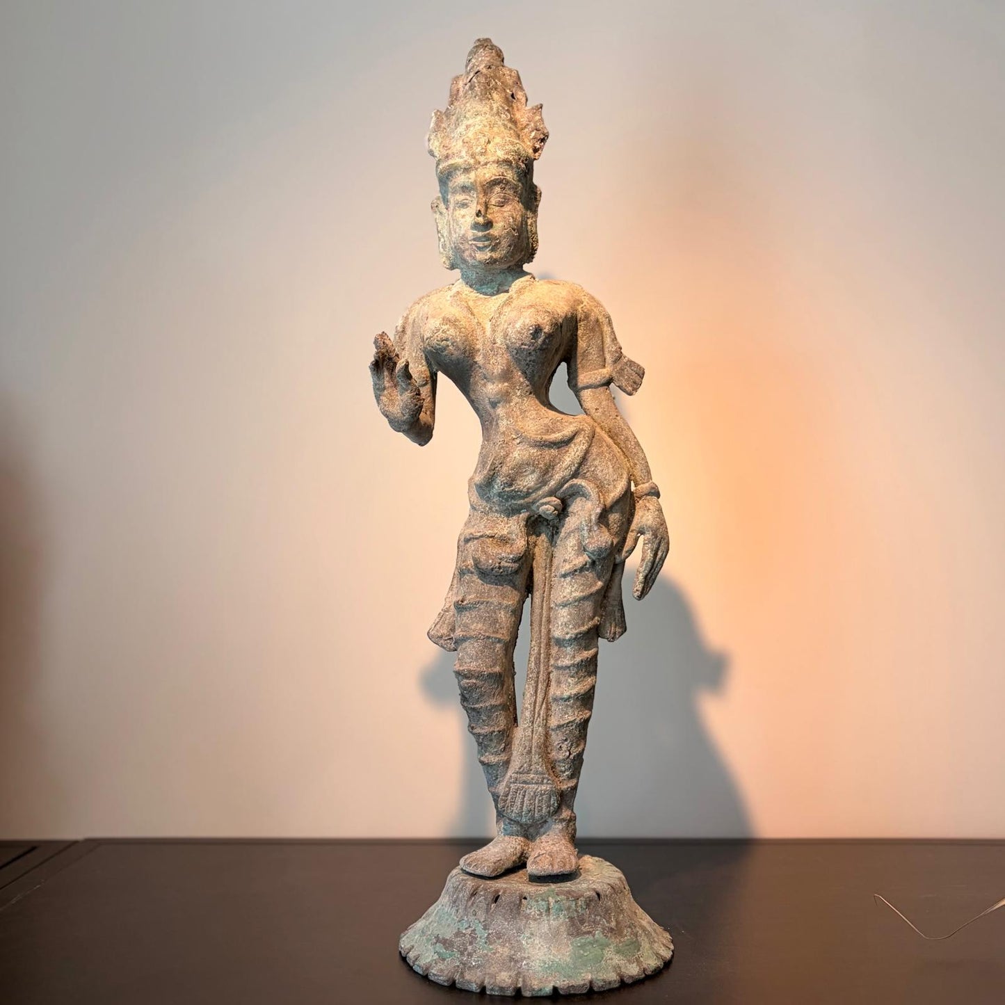 Statue en bronze divinité