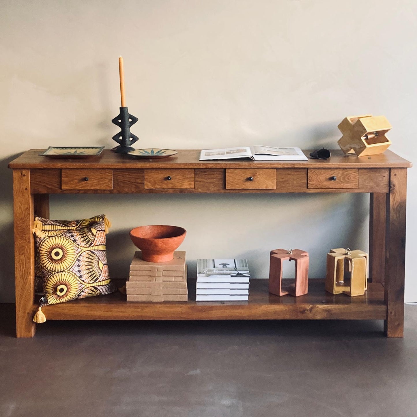 Console en chêne