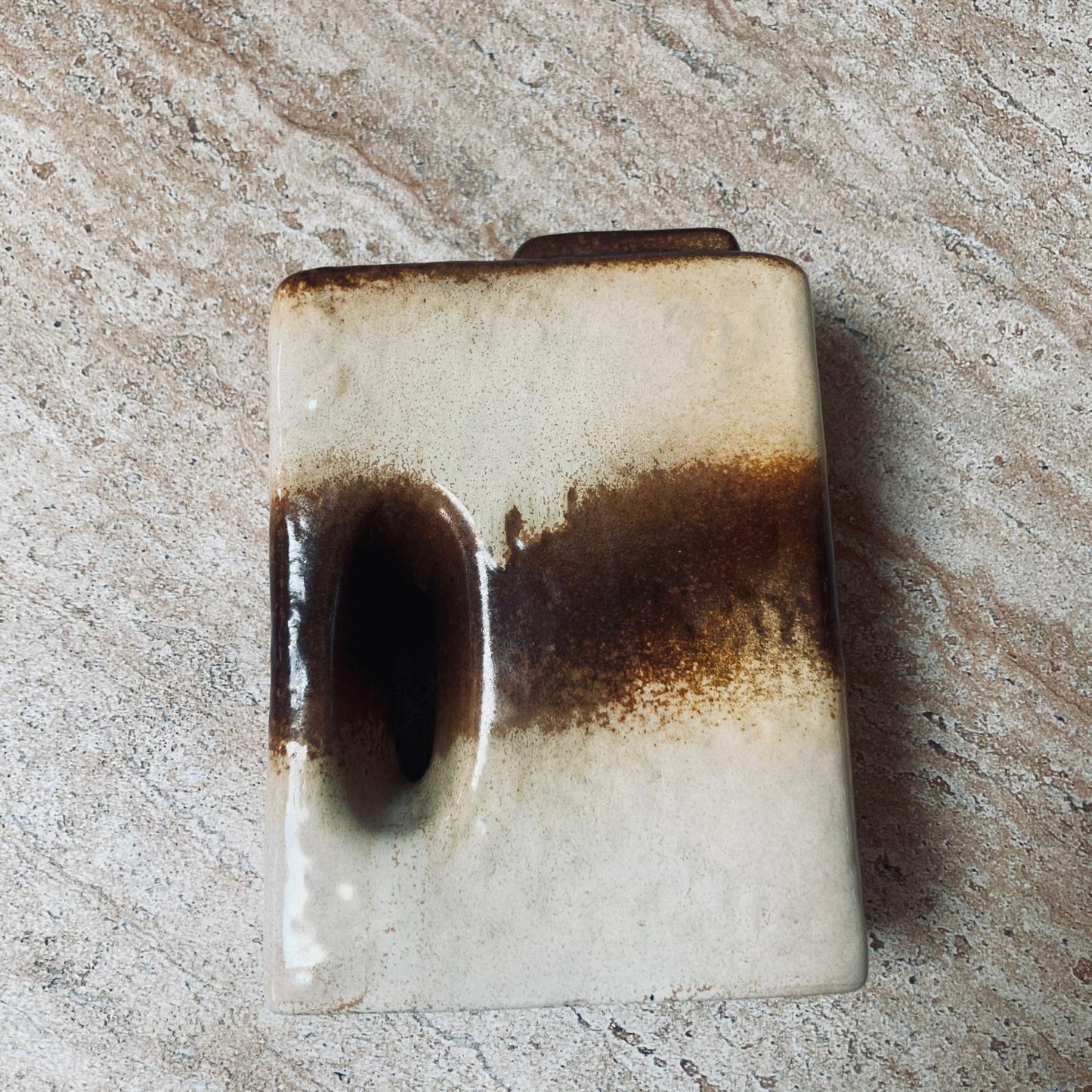 Vase en grès émaillé