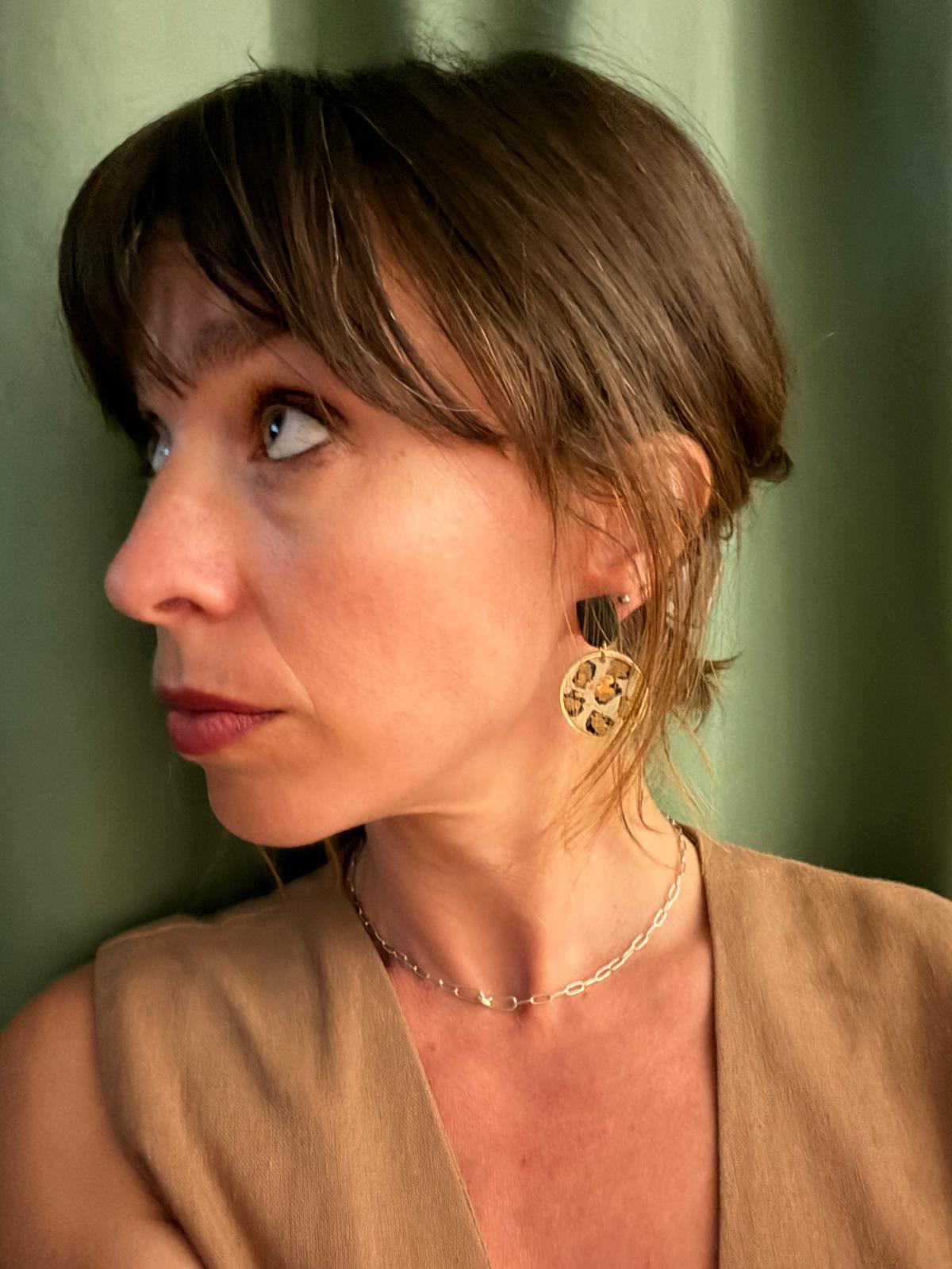 Boucles d'oreilles Print animal