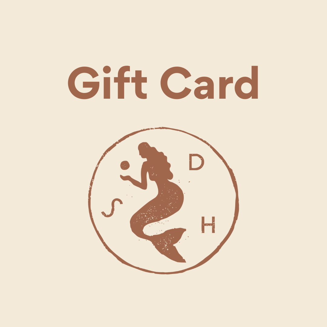 Carte cadeau Salon D’hiver en design élégant, disponible en montants 25, 50 et 100 euros, cadeau idéal pour déco artisanale et unique