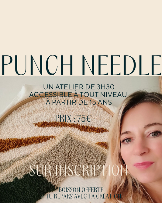 Atelier punch needle - le dimanche 27/09 à 14h