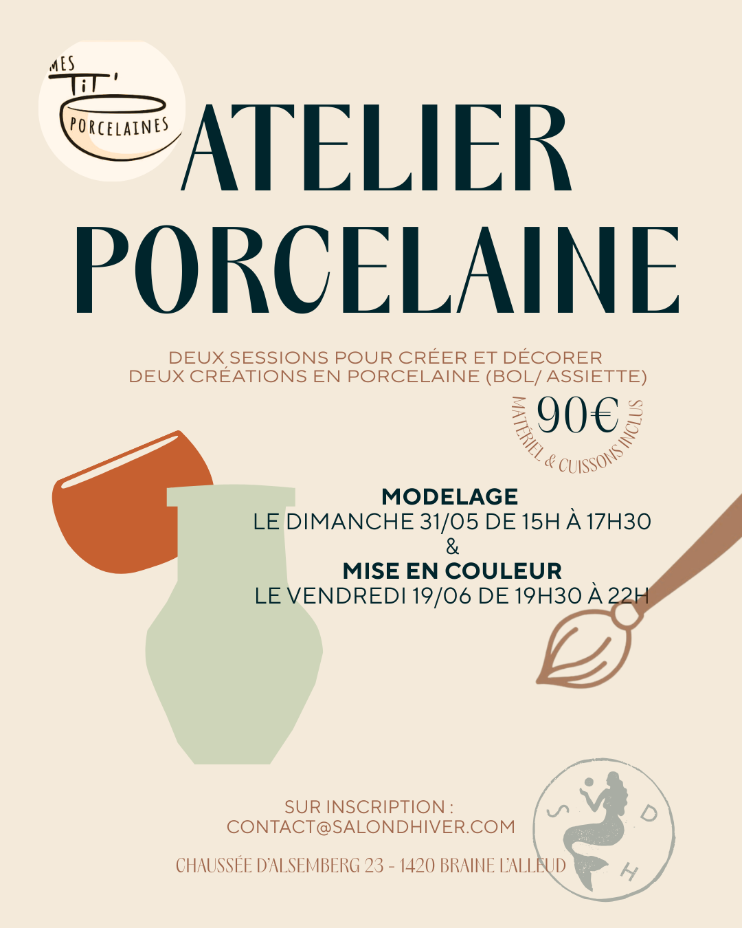 Ateliers porcelaine