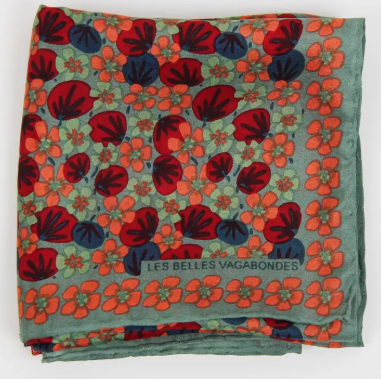 Foulard en soie fine 50x50