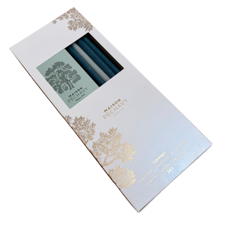 Coffret cadeau - bougies.bougeoirs.allumettes