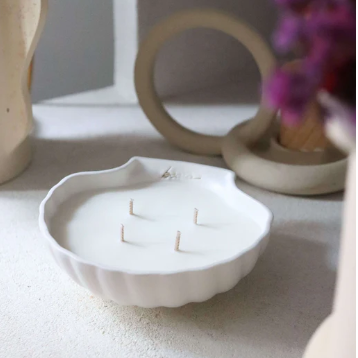Bougie coquillage parfumée
