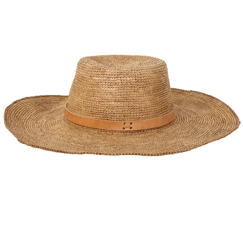 Chapeau en raphia