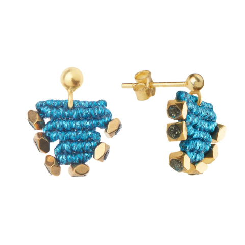 Boucles d'oreilles macramé