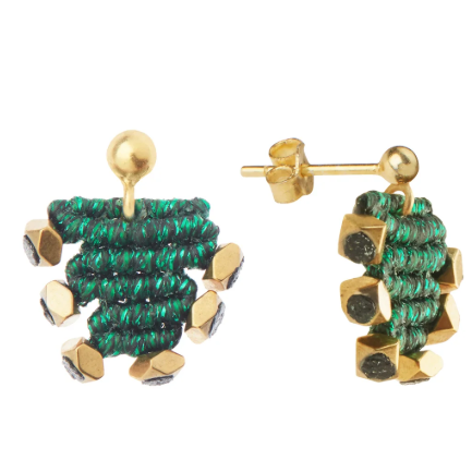 Boucles d'oreilles macramé