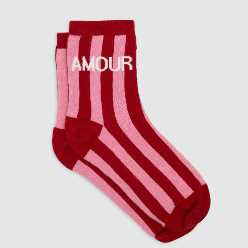 Chaussettes rayées.Femmes
