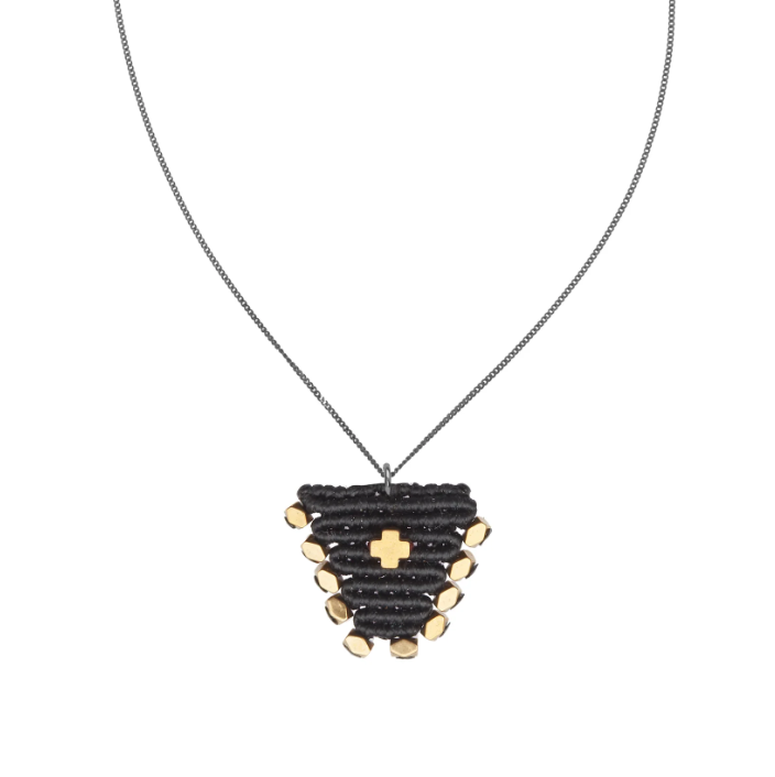 Collier macramé Anatolia Cross