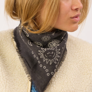 Foulard en laine 70x70cm