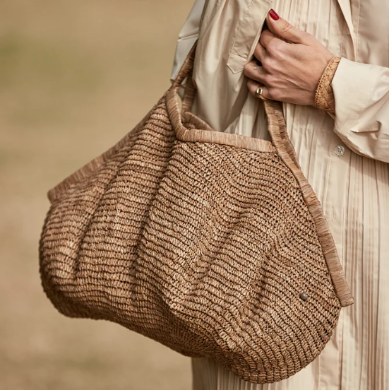 Grand sac en raphia
