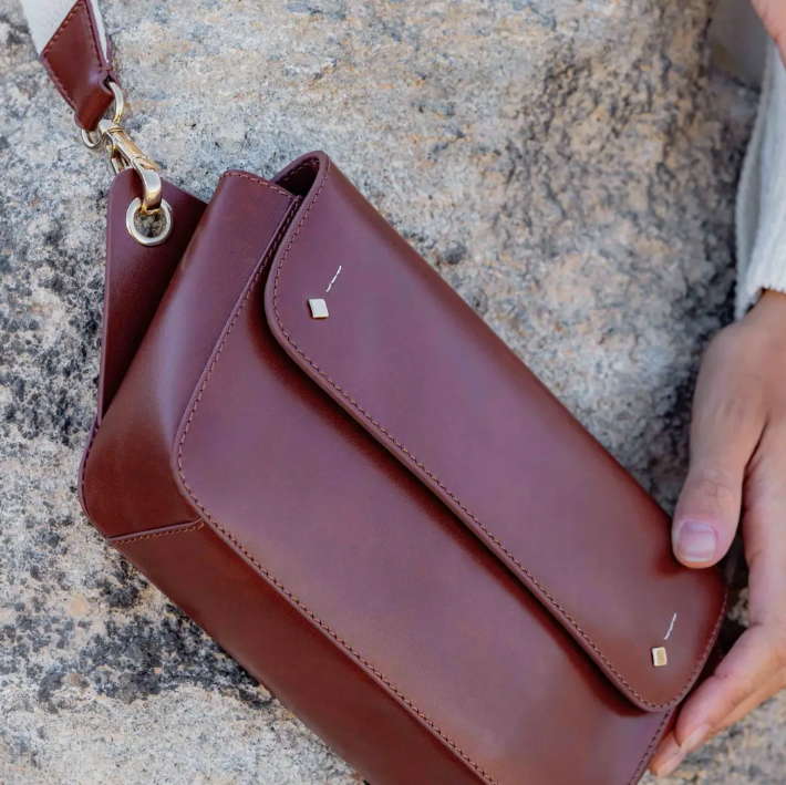 Sac banane en cuir recyclé
