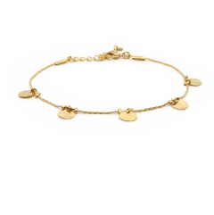 Bracelet pépites martelées