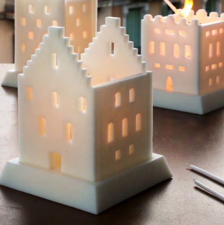 Bougeoir Maison de Noël