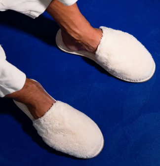 Pantoufles Femme en coton bio