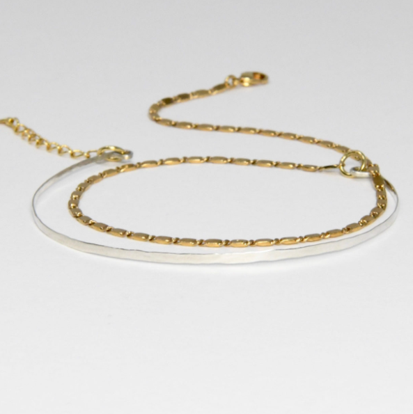 Bracelet jonc double
