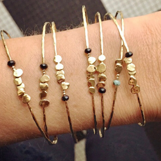 Bracelet jonc confettis