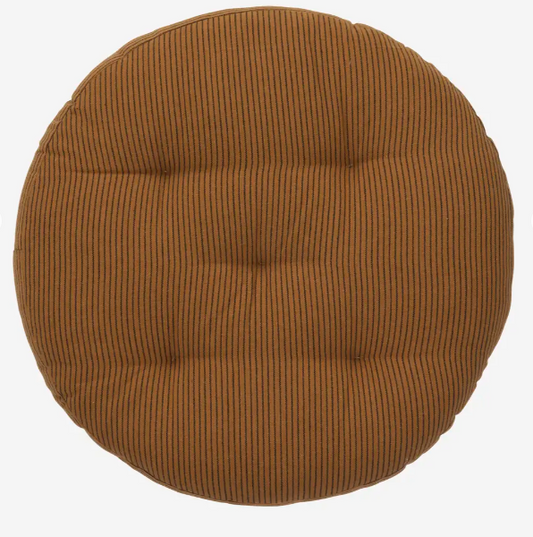 Coussin rond avec housse