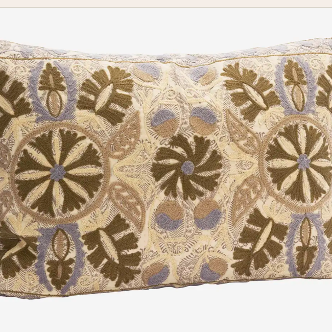 Housse de Coussin brodée 50x70