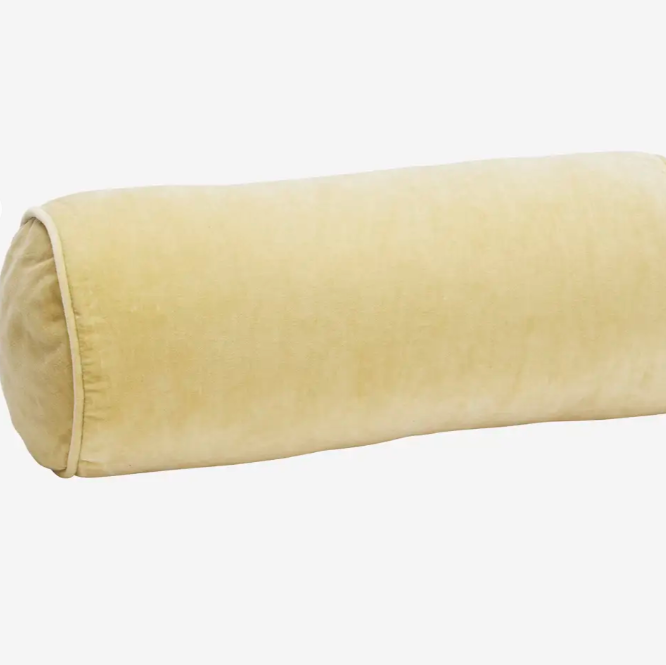 Coussin velour.Bolster