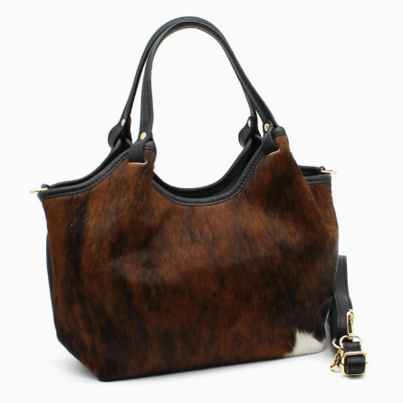 Sac à main cuir & print animal