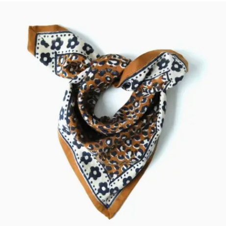 Foulard en coton 50x50