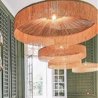 Suspension PARASOL franges