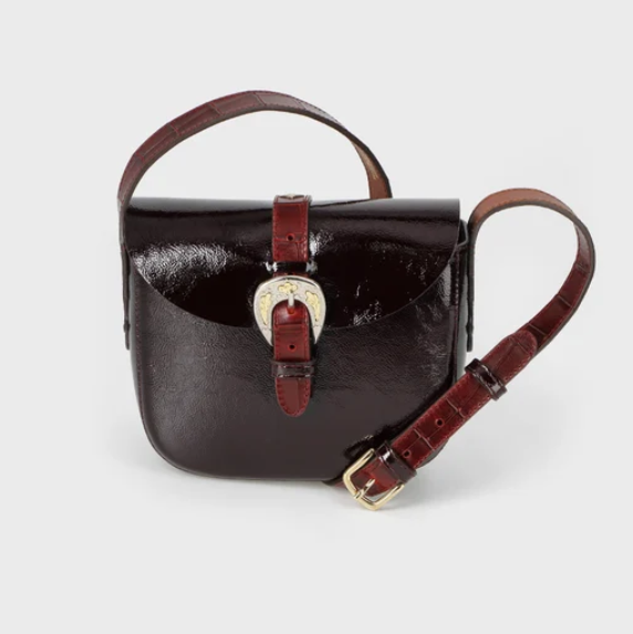Sac en cuir vernis