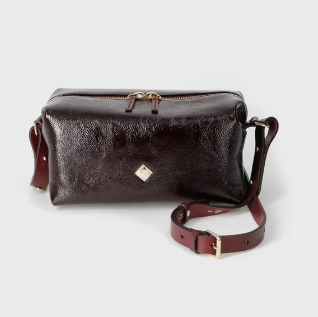 Sac en cuir vernis
