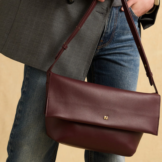 Sac d'épaule satiné