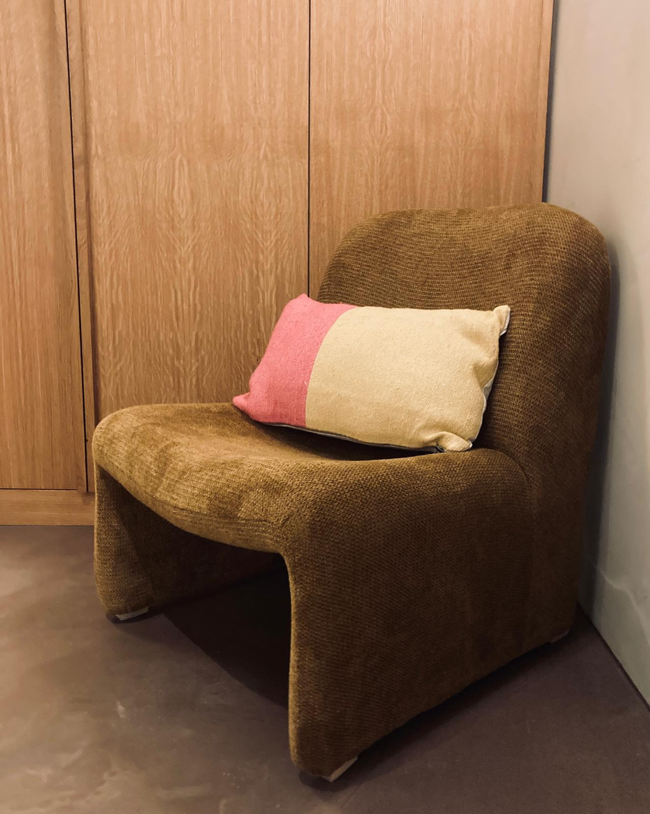 Fauteuil Lounge Ocre