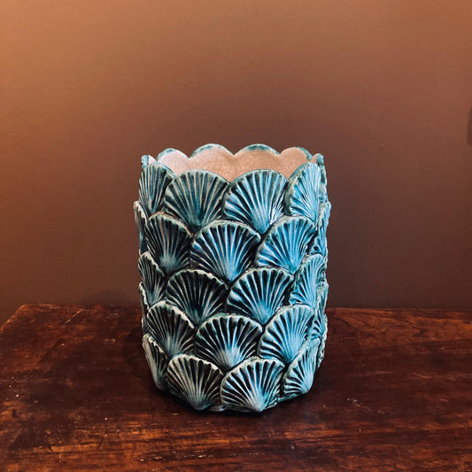 Vase coquillage en céramique