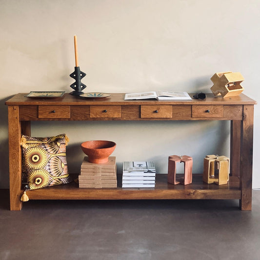 Console en chêne