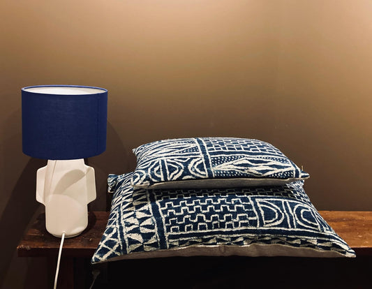 Coussin Ndop Indigo