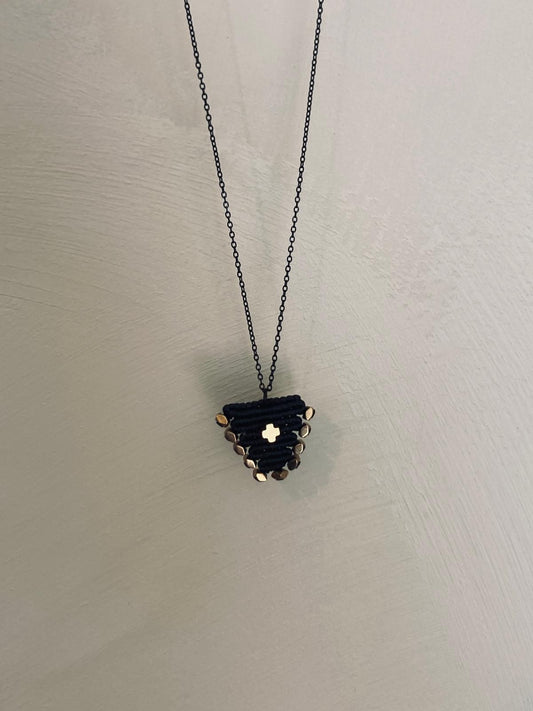 Collier macramé Anatolia Cross