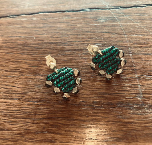 Boucles d'oreilles macramé