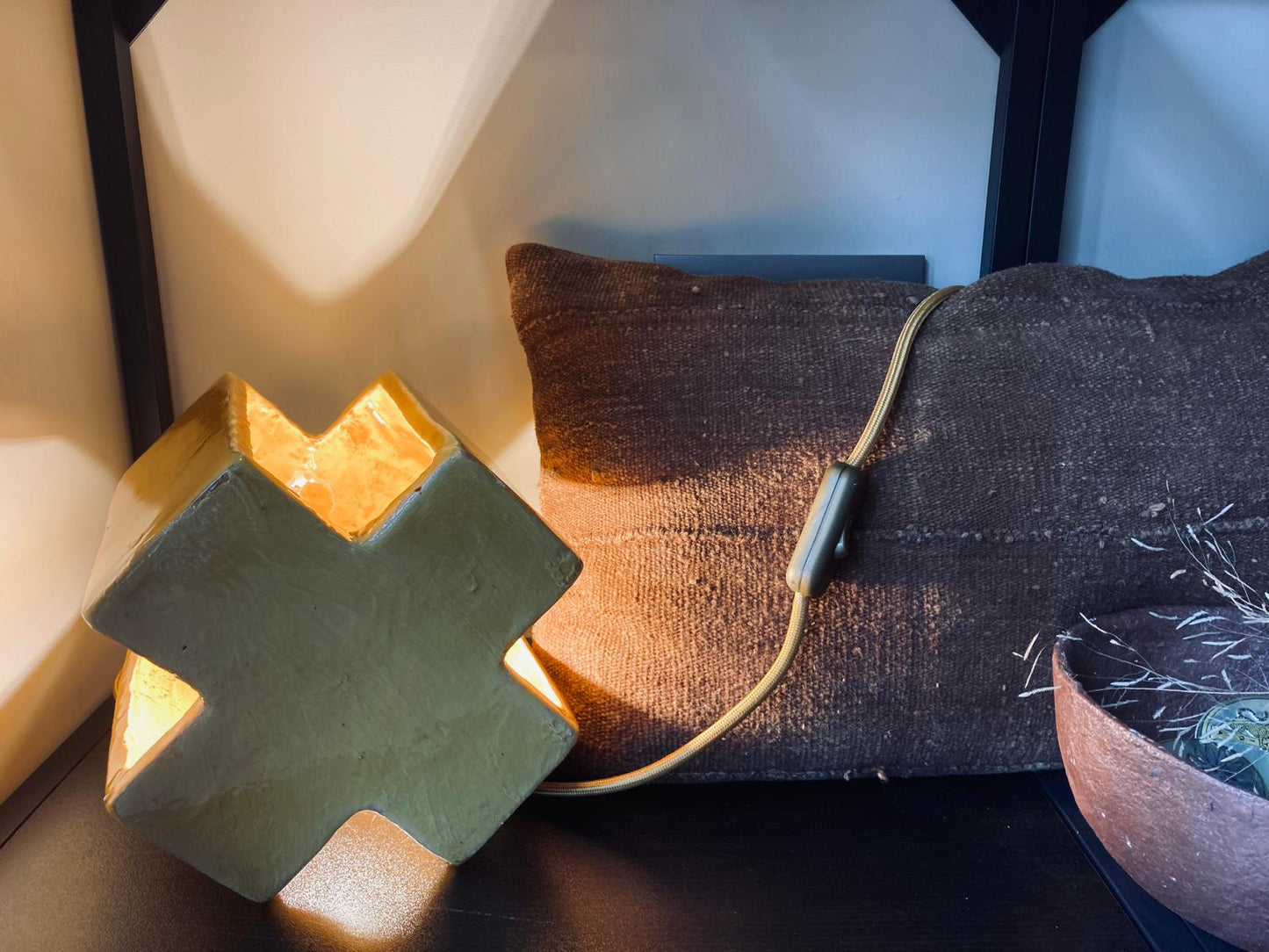 Lampe à poser en céramique